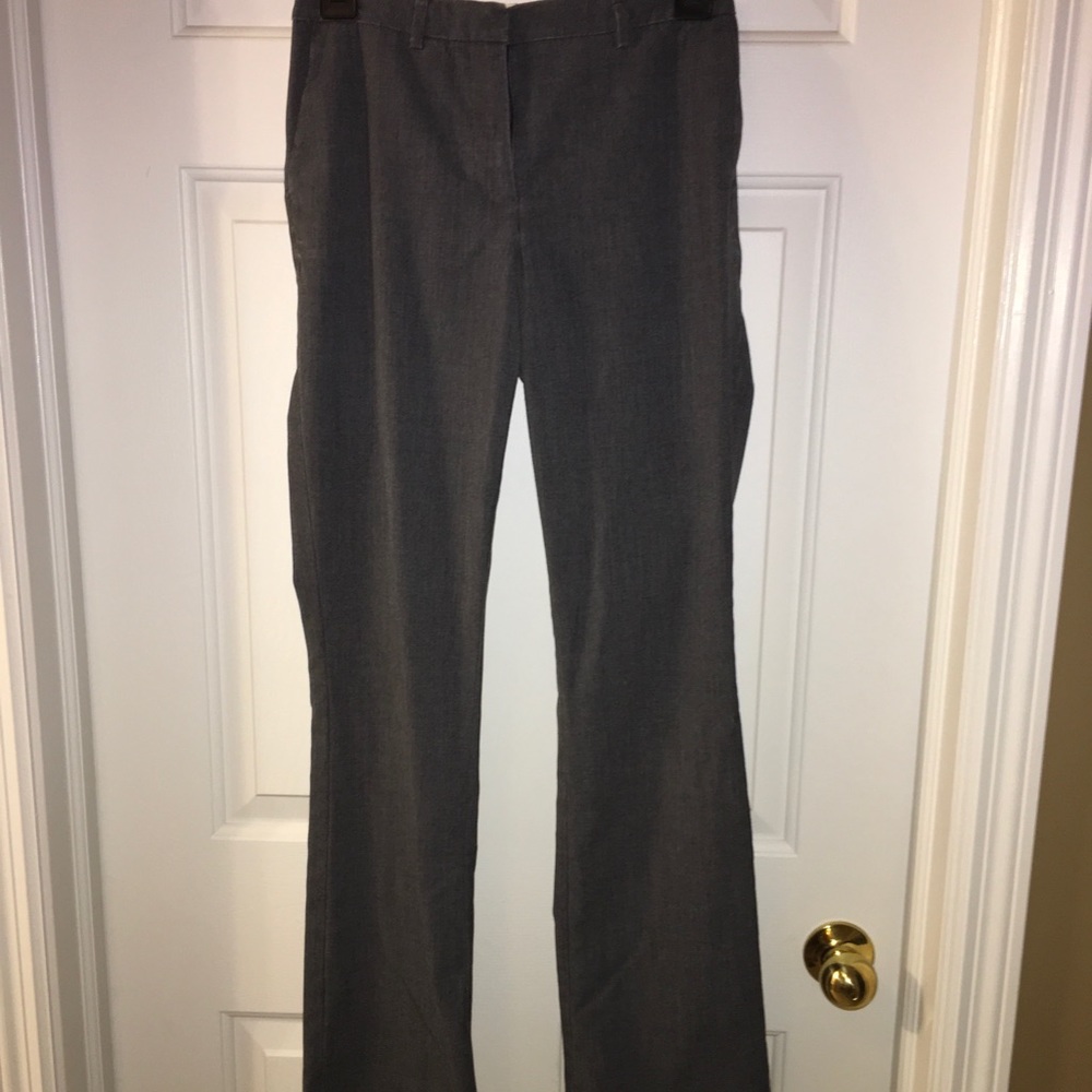 Gray work pants